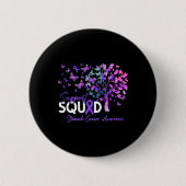 Badge Rond 5 Cm Support Squad Fall Tree Periwinkkle Ruban Stomach (Devant)