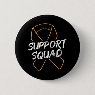 Badge Rond 5 Cm Support Squad Leukemia Cancer Leukemia Aware R