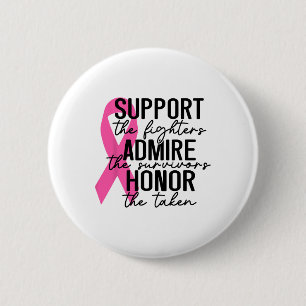 Badge Rond 5 Cm Support The Fighters Amire The Survivors Breast C