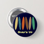 Badge Rond 5 Cm Surf (Devant & derrière)
