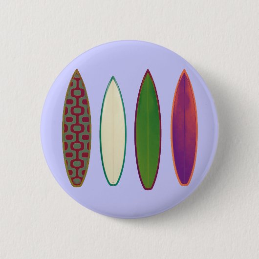Badge Rond 5 Cm surf ~ style surf (Devant)