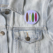 Badge Rond 5 Cm surf ~ style surf (En situation)