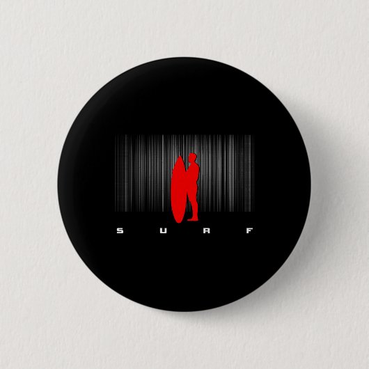 Badge Rond 5 Cm Surf Surfiste Surf  (Devant)
