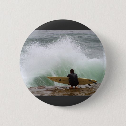 Badge Rond 5 Cm Surfer de surfer (Devant)