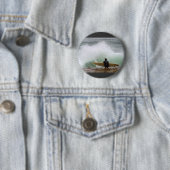 Badge Rond 5 Cm Surfer de surfer (En situation)