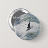 Badge Rond 5 Cm Surfin (Devant & derrière)