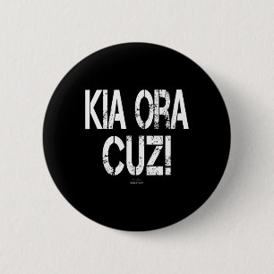 Badge Rond 5 Cm Surfing Kia Ora Cuz ! Amateur de paddleboard Sup N