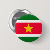 Badge Rond 5 Cm Suriname (Devant & derrière)