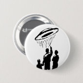 Badge Rond 5 Cm Surveillance UFO (Devant & derrière)