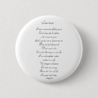 Badge Rond 5 Cm Survivant