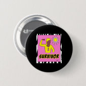Badge Rond 5 Cm Survivant (Devant & derrière)