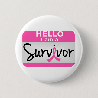 Badge Rond 5 Cm Survivant 24.png de cancer du sein