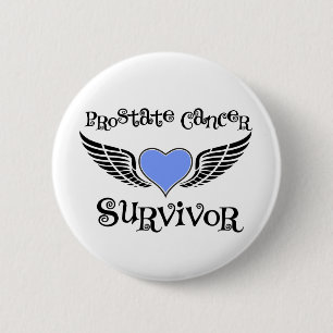 Badge Rond 5 Cm Survivant de cancer de la prostate