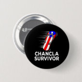 Badge Rond 5 Cm Survivant de la chancla (Devant & derrière)