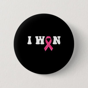 Badge Rond 5 Cm Survivant de la sensibilisation au cancer