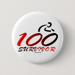 Badge Rond 5 Cm Survivant de siècle