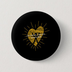 Badge Rond 5 Cm Survivant du cancer de l'enfant - Sensibilisation