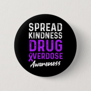 Badge Rond 5 Cm Survivant du guerrier de sensibilisation à la surd