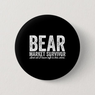 Badge Rond 5 Cm Survivant du marché baissier 2025