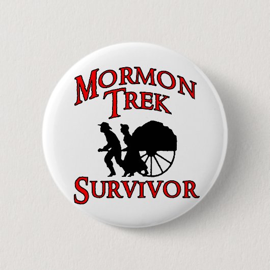 Badge Rond 5 Cm survivant mormon de voyage (Devant)
