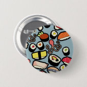 Badge Rond 5 Cm Sushi (Devant & derrière)