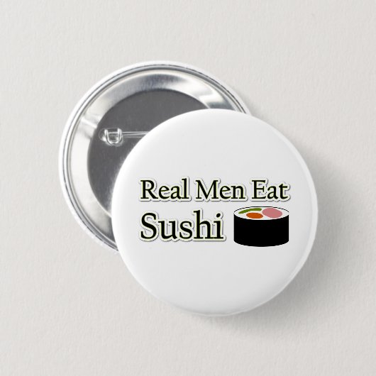 Badge Rond 5 Cm Sushi Dit (Devant & derrière)