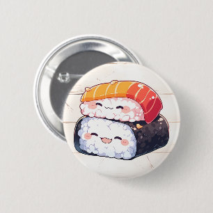 Badge Rond 5 Cm sushi Kawaii #1