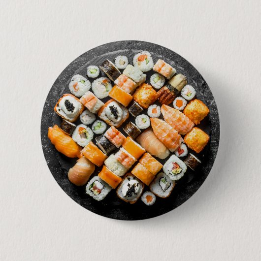 Badge Rond 5 Cm Sushi platter (Devant)