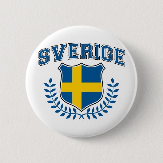 Badge Rond 5 Cm Sverige (Devant)