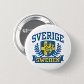 Badge Rond 5 Cm Sverige (Devant & derrière)