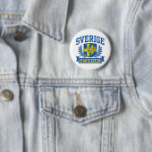 Badge Rond 5 Cm Sverige (En situation)