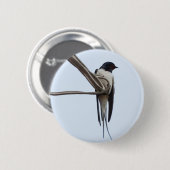 Badge Rond 5 Cm Swallow (Devant & derrière)