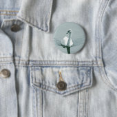 Badge Rond 5 Cm Swan (En situation)