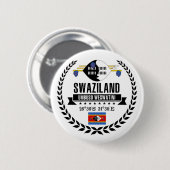 Badge Rond 5 Cm Swaziland (Devant & derrière)