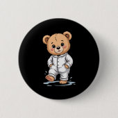 Badge Rond 5 Cm Sweet Dreams Cool Teddy Bear With Pajamas Premium (Devant)