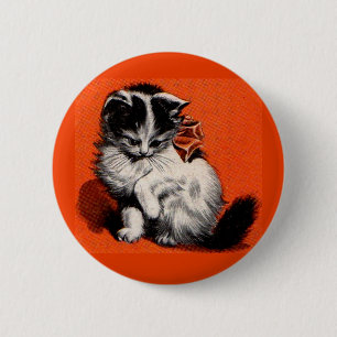 Badge Rond 5 Cm sweet little kitten