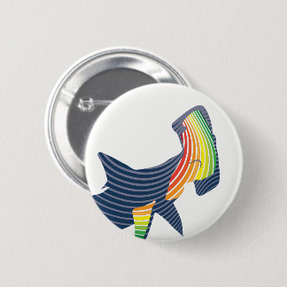 Badge Rond 5 Cm Swirl couleur requin