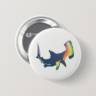 Badge Rond 5 Cm Swirl couleur requin
