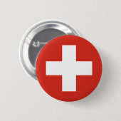 Badge Rond 5 Cm Switzerland country flag roundel (Devant & derrière)