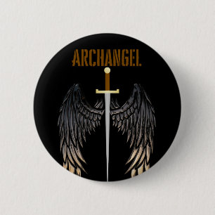 BADGE ROND 5 CM SWORD D'ARCHANGEL