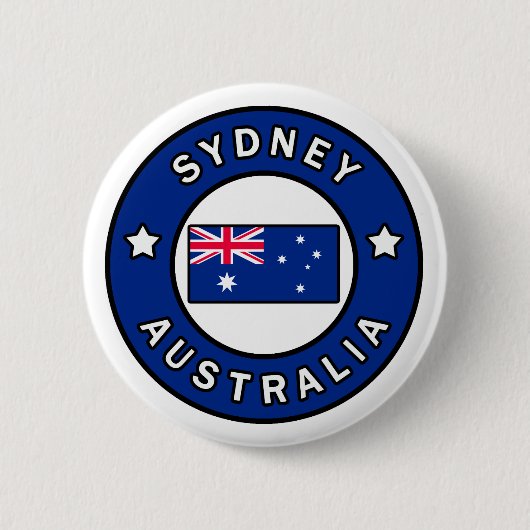 Badge Rond 5 Cm Sydney Australie (Devant)
