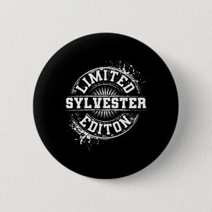 Badge Rond 5 Cm Sylvester Nom de famille drôle Arbre généalogique