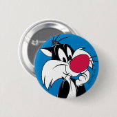 Badge Rond 5 Cm Sylvester| Pose classique (Devant & derrière)