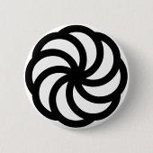 Badge Rond 5 Cm Symbole arménien d'éternité (Devant)