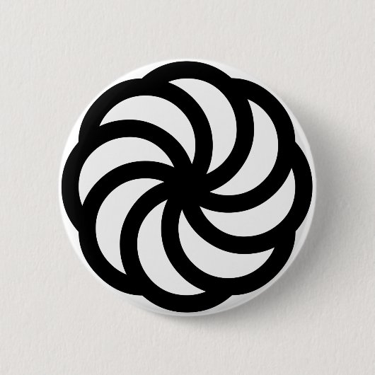 Badge Rond 5 Cm Symbole arménien d'éternité (Devant)