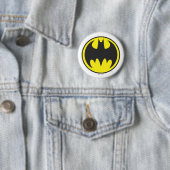 Badge Rond 5 Cm Symbole Batman | Bat Circle Logo (En situation)