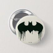 Badge Rond 5 Cm Symbole Batman | Logo Spraypaint (Devant & derrière)