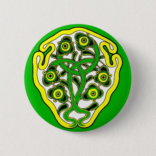 Badge Rond 5 Cm Symbole celtique (Devant)