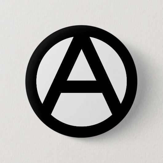 Badge Rond 5 Cm Symbole d'anarchie (Devant)