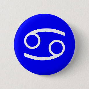 Badge Rond 5 Cm Symbole de Cancer